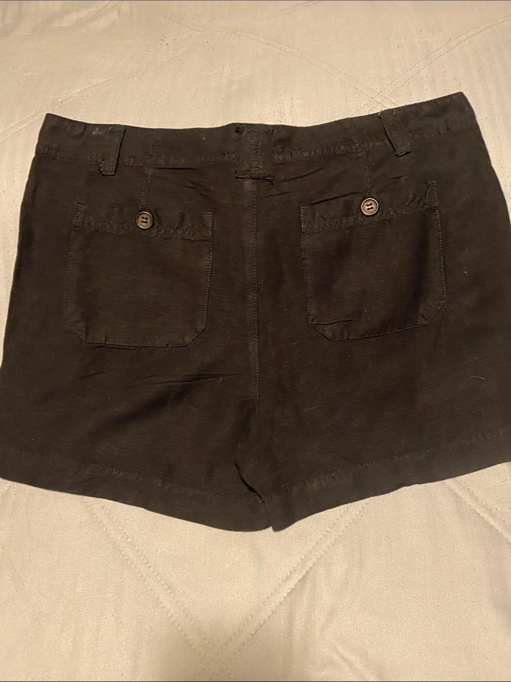 Sanctuary Black High Waist Button-Back Pocket Shorts Size 29